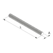 fischer Gewindestift GS 8x40 A4-3