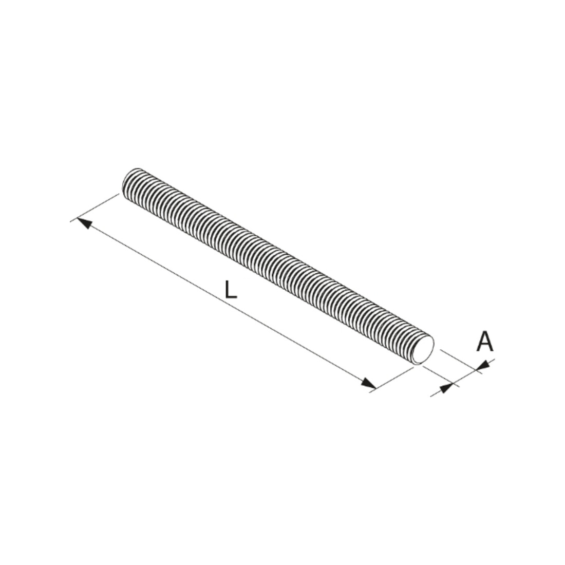 fischer Gewindestift GS 8x40 A4