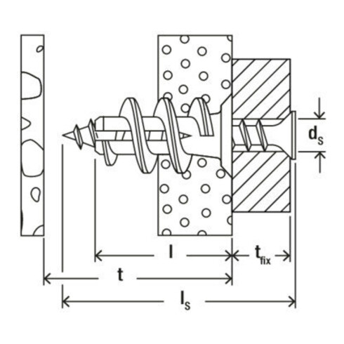 fischer Gipskartondübel GK K (10)
