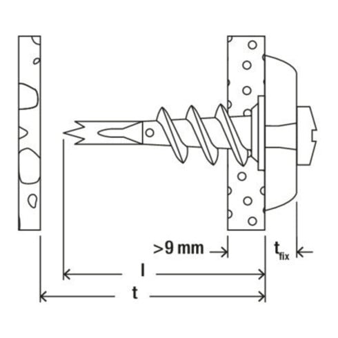 fischer Gipskartondübel Metall GKM K(10)
