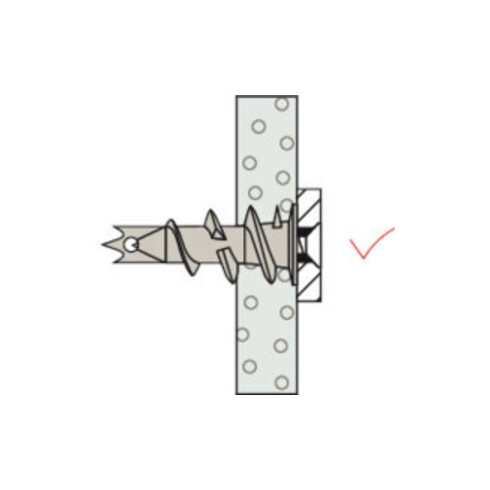fischer Gipskartondübel Metall GKM S K (6)