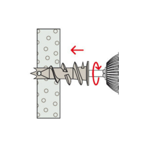 fischer Gipskartondübel Metall GKM S K (6)