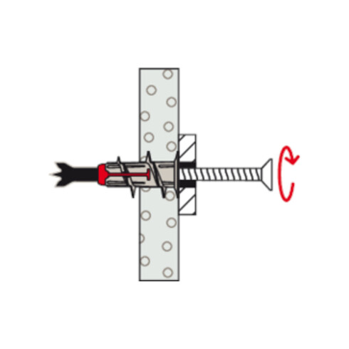 fischer  Gipsplaatplug DuoBlade S met schroef