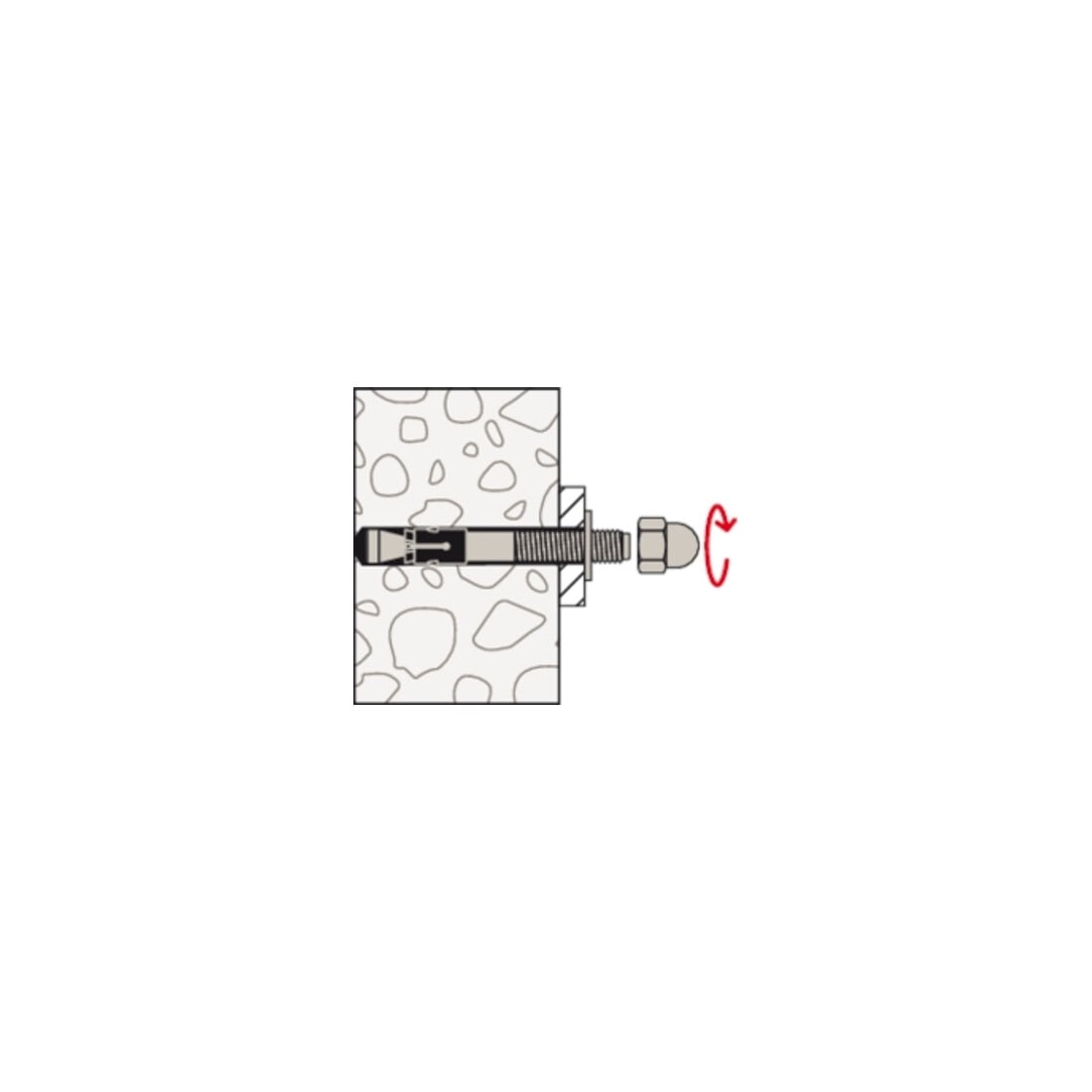 fischer goujon d'ancrage FAZ II Plus 10/10 K