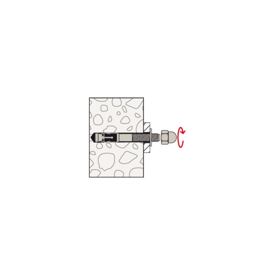 fischer goujon d'ancrage FAZ II Plus 10/30 GS