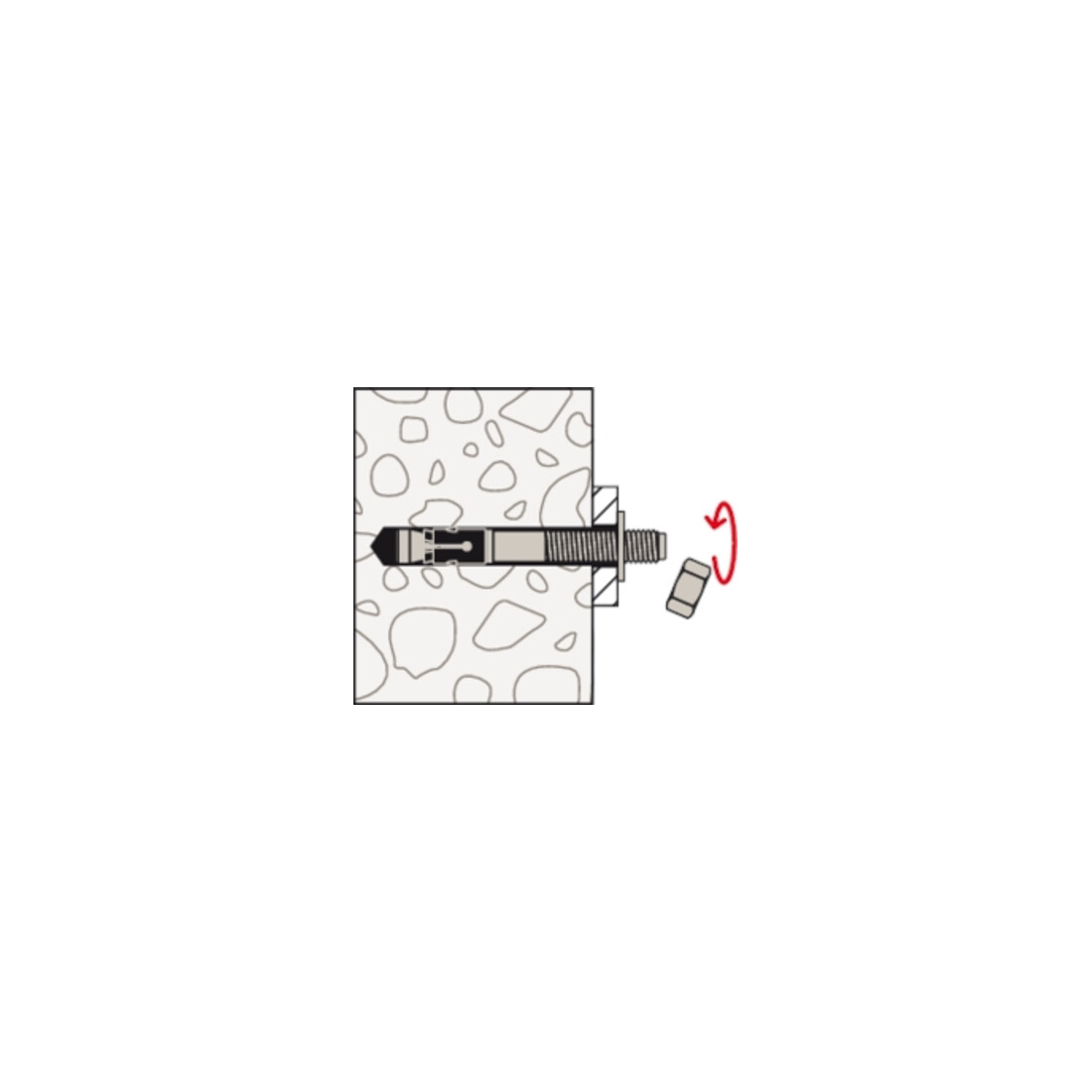 fischer goujon d'ancrage FAZ II Plus 10/30 GS