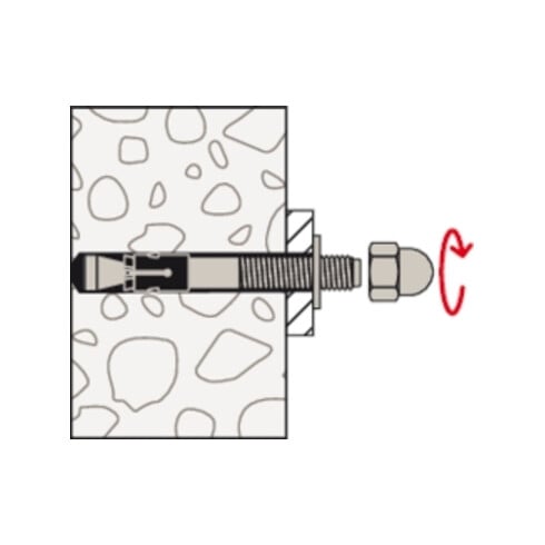 fischer goujon d'ancrage FAZ II Plus 10/30 GS