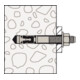 fischer goujon d'ancrage FAZ II Plus 10/30 R
