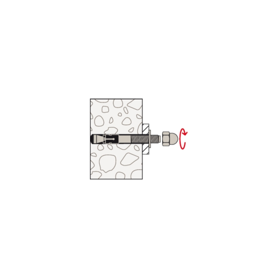 fischer goujon d'ancrage FAZ II Plus 10/80