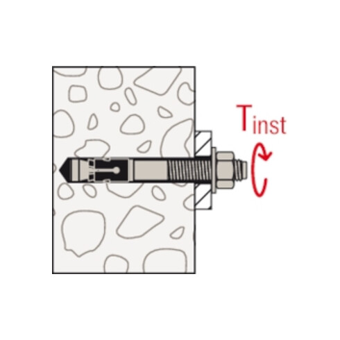 fischer goujon d'ancrage FAZ II Plus 12/10 K R