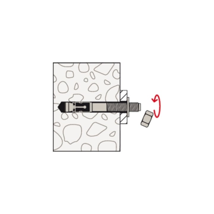 fischer goujon d'ancrage FAZ II Plus 12/100 GS