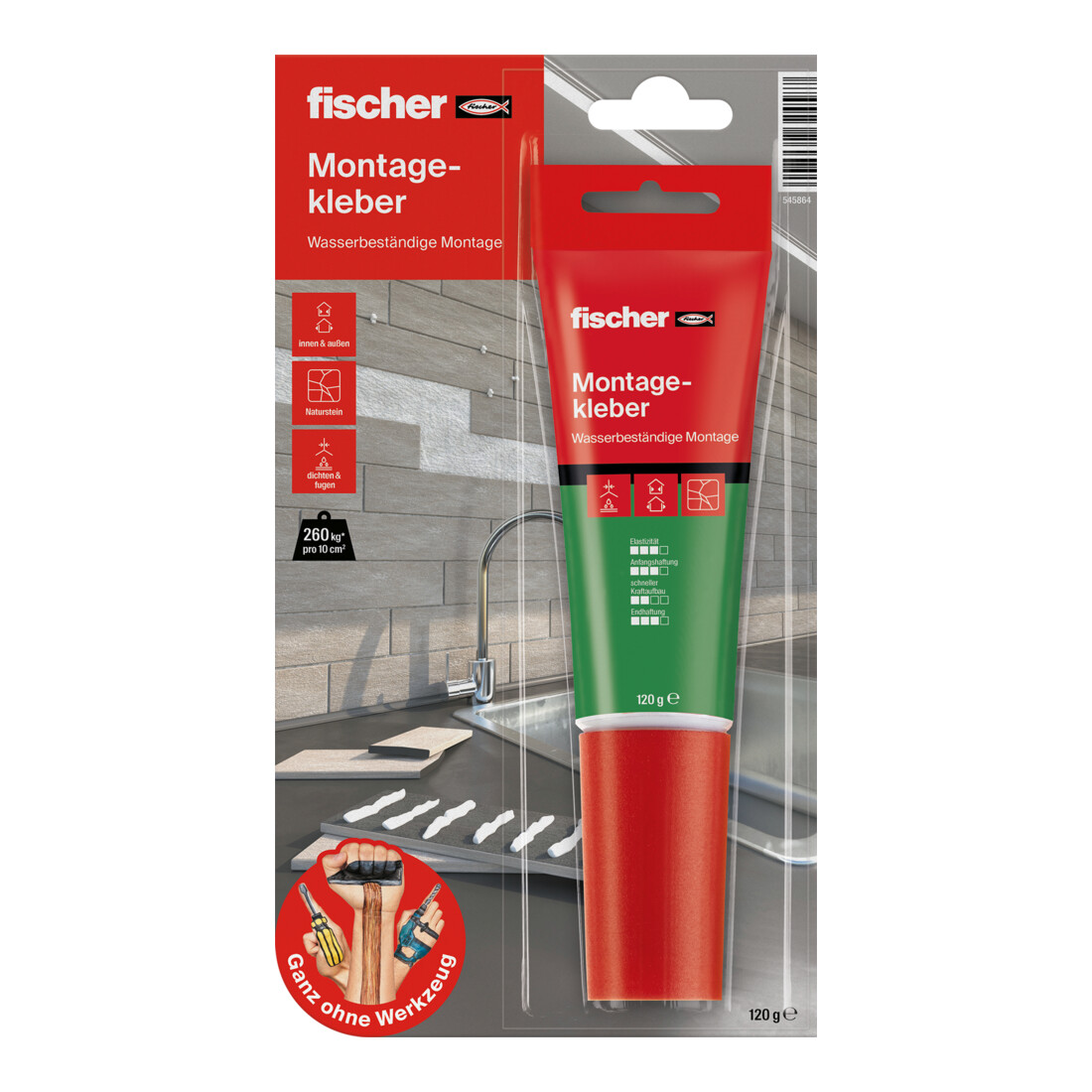 fischer GOW Assembly Adhesive T 80ml