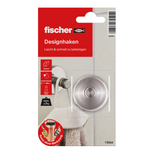 fischer GOW design hook max. 3kg