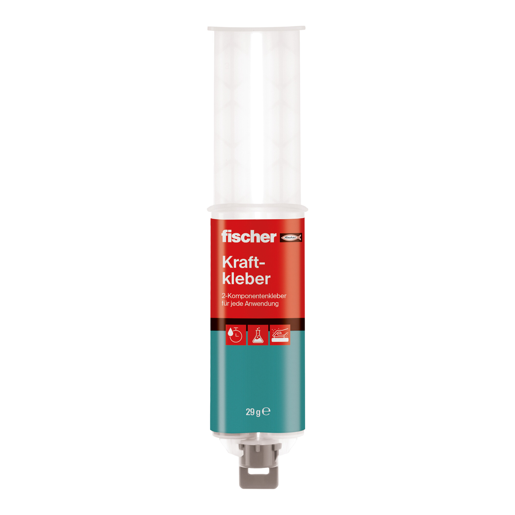 fischer GOW Kraftkleber 25ml für verschiedene Materialien wie Holz, Metall, Kunststoff oder Keramik 4015449311095