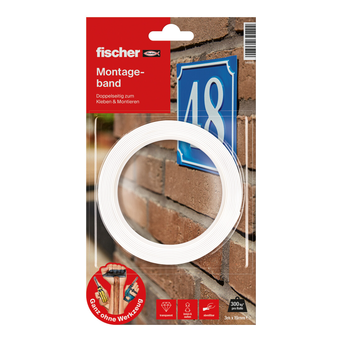 fischer GOW mounting tape 3x19