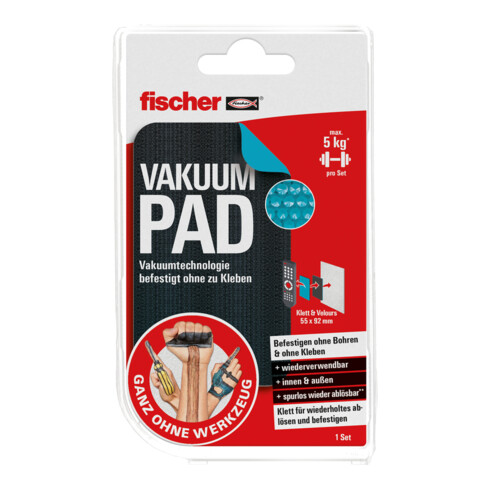 fischer GOW Vakuum PAD Klett+Velour M