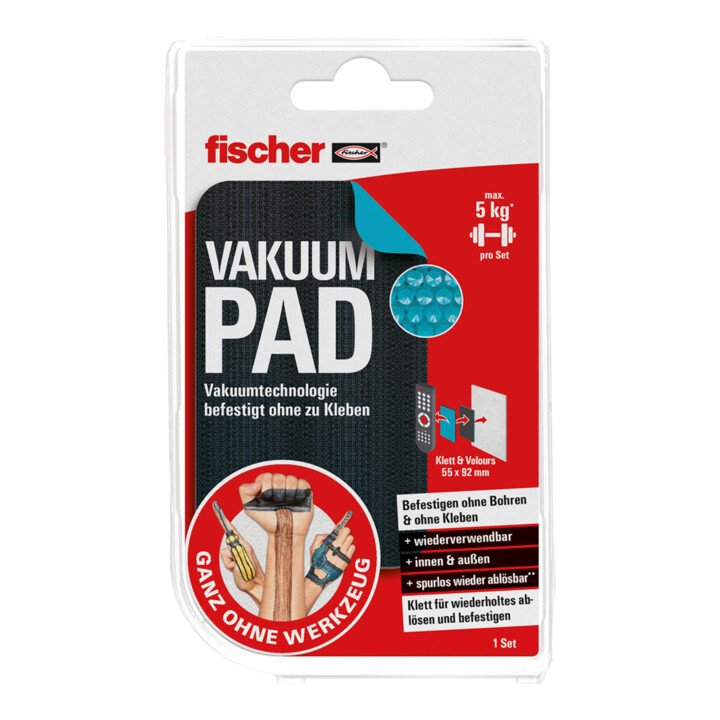 fischer GOW Vakuum PAD Klett+Velour M