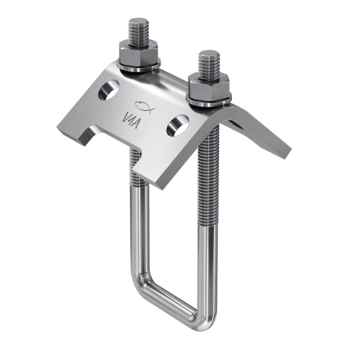 fischer Griffe à poutrelle TKR 41 A4 en acier inoxydable A4