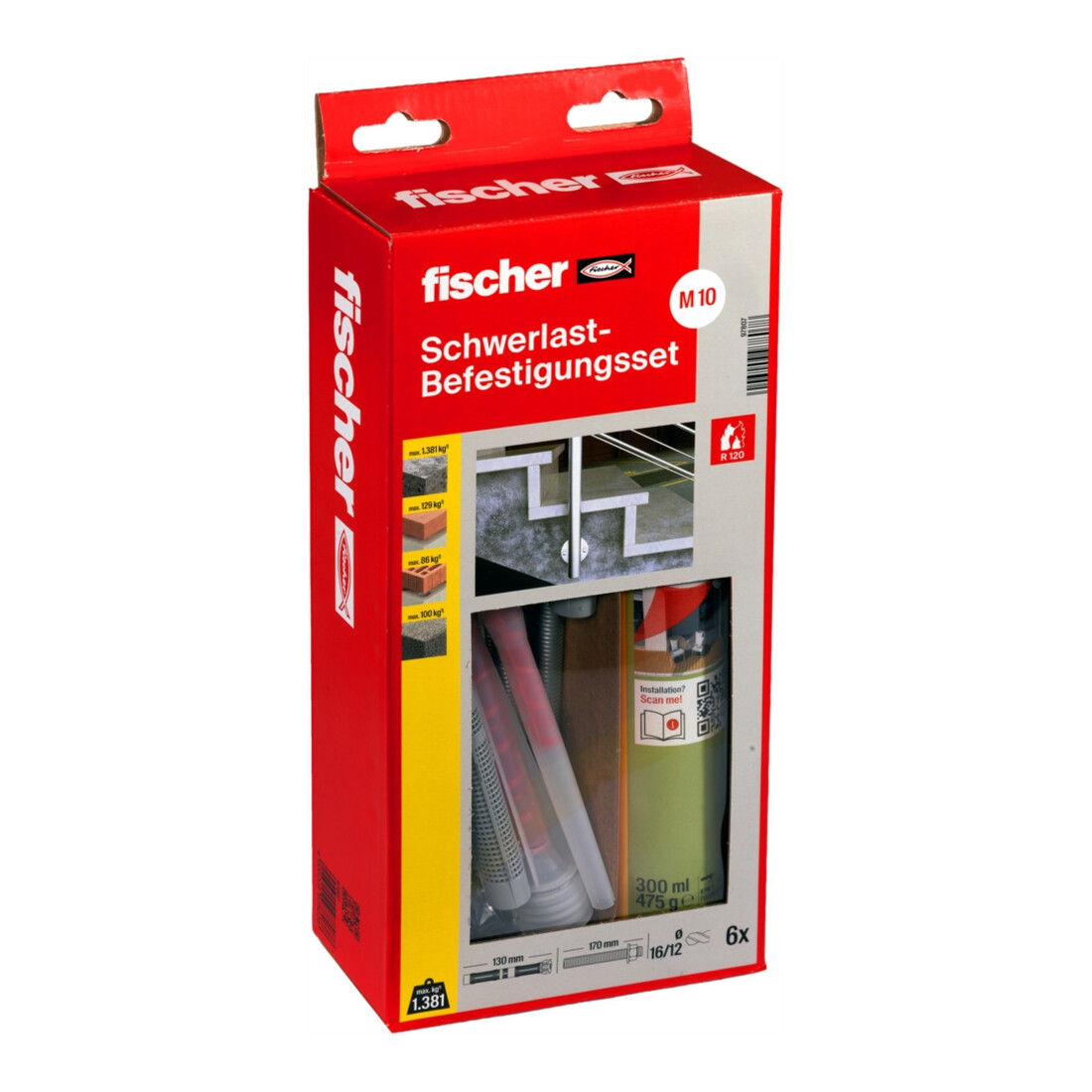 fischer heavy duty fixing set 300 T SBS Set M10