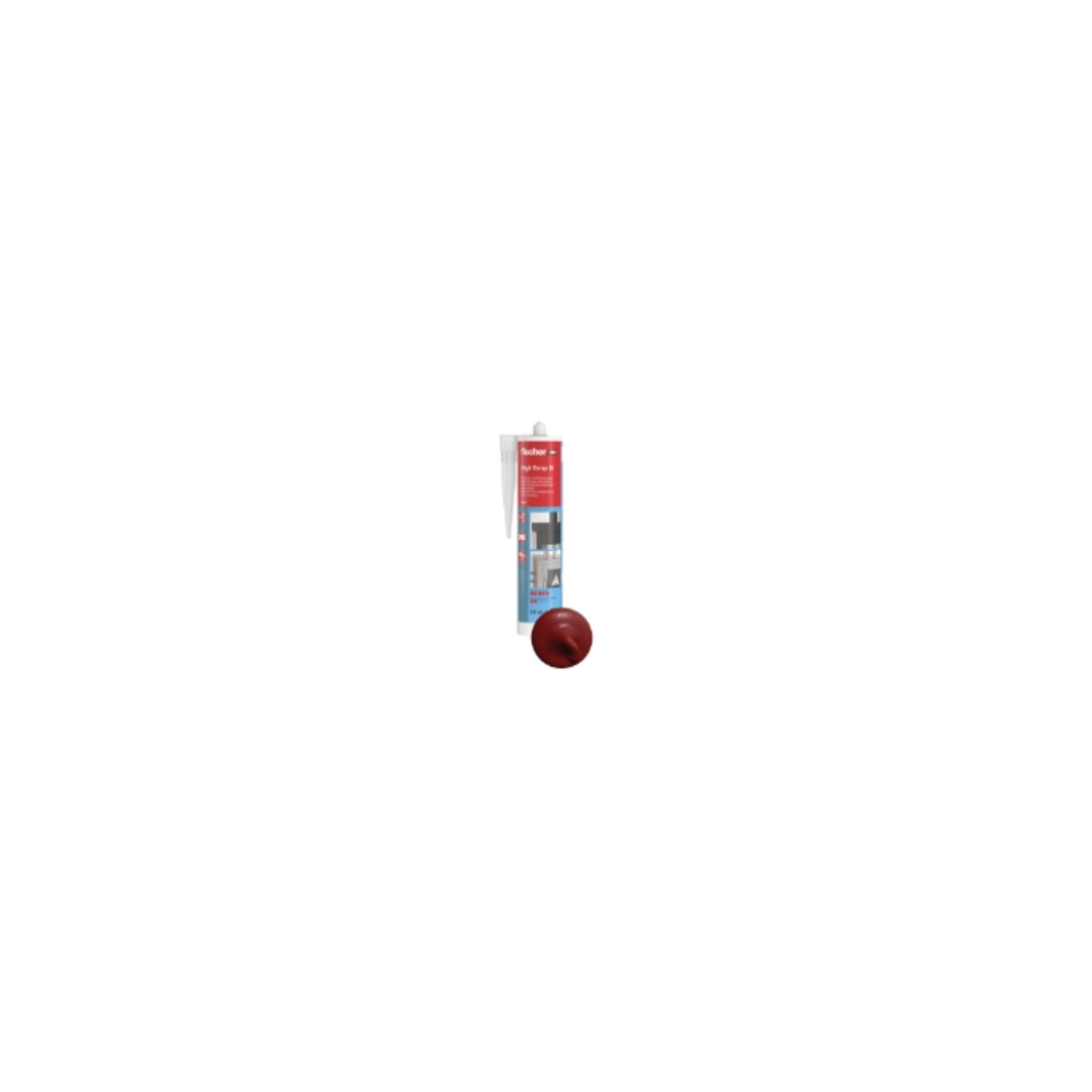 fischer Hochtemperatursilicon DHS 310ml rot