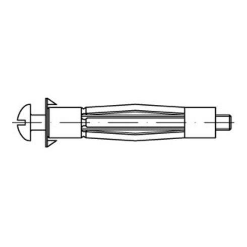 fischer Hohlraum-Metalldübel HM mit Schraube galv. verzinkt