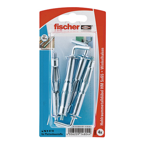 fischer Hohlraum-Metalldübel HM 5 x 65 HK SB-Karte