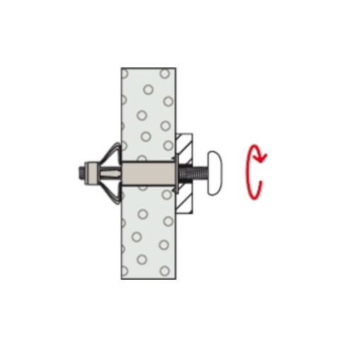 fischer Hohlraum-Metalldübel HM 5x37 RH K