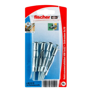 fischer Hohlraum-Metalldübel HM 5x52 SK K