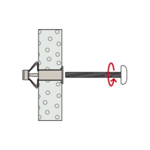 fischer Hohlraum-Metalldübel HM 5x52 SK K