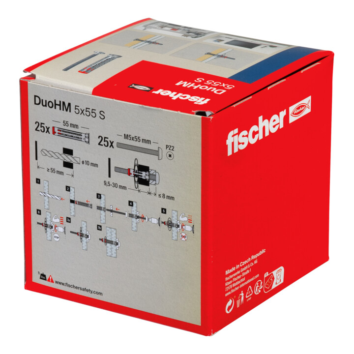 fischer Hohlraumdübel DuoHM 5x55 S PZ