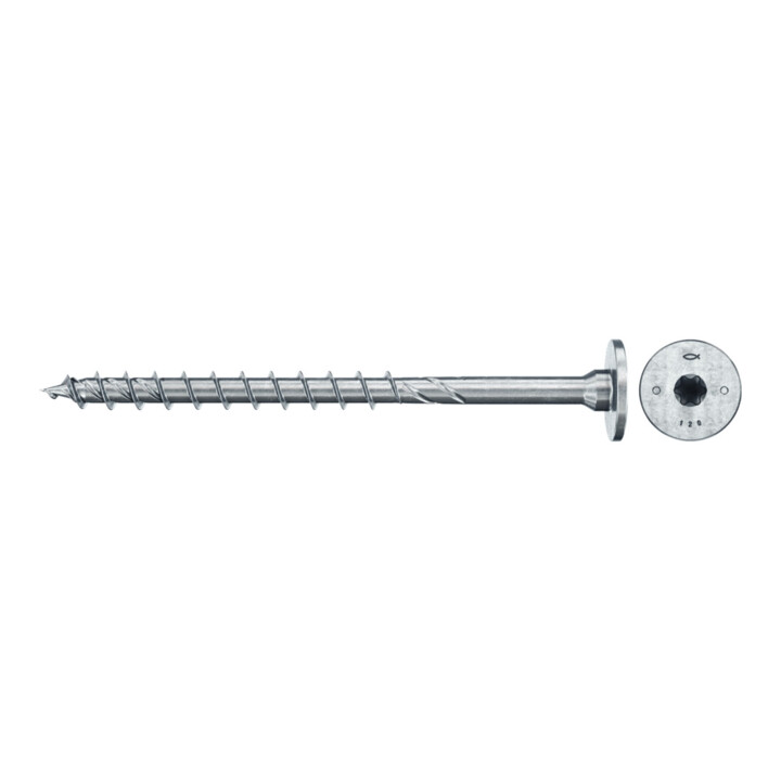 fischer Holzschraube PowerFast II 8,0x100 ST TX TG blvz 50