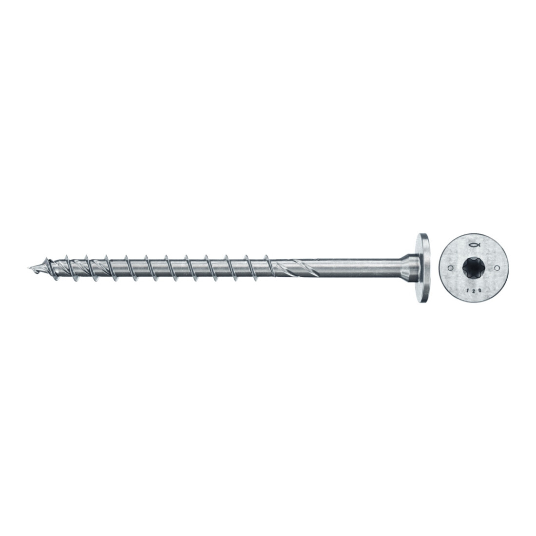 fischer Holzschraube PowerFast II 8,0x160 ST TX TG blvz 50