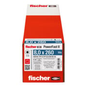 fischer Holzschraube PowerFast II 8,0x260 SK TX TG blvz 50-4