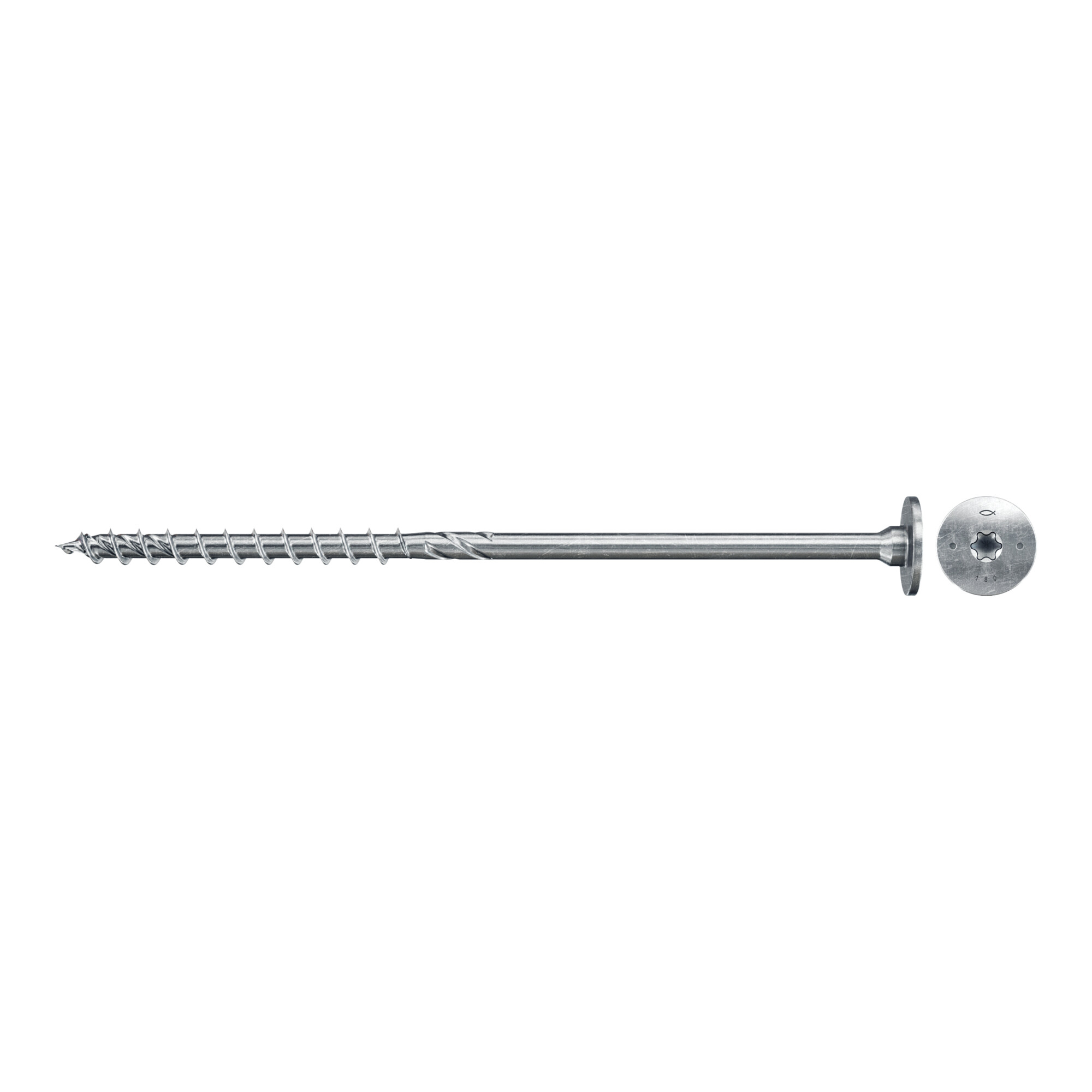 fischer Holzschraube PowerFast II 8,0x260 ST TX TG blvz 50