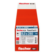 fischer Holzschraube PowerFast II 8,0x280 TK TX TG blvz 50-4