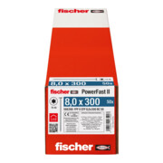 fischer Holzschraube PowerFast II 8,0x300 ST TX TG blvz 50-5