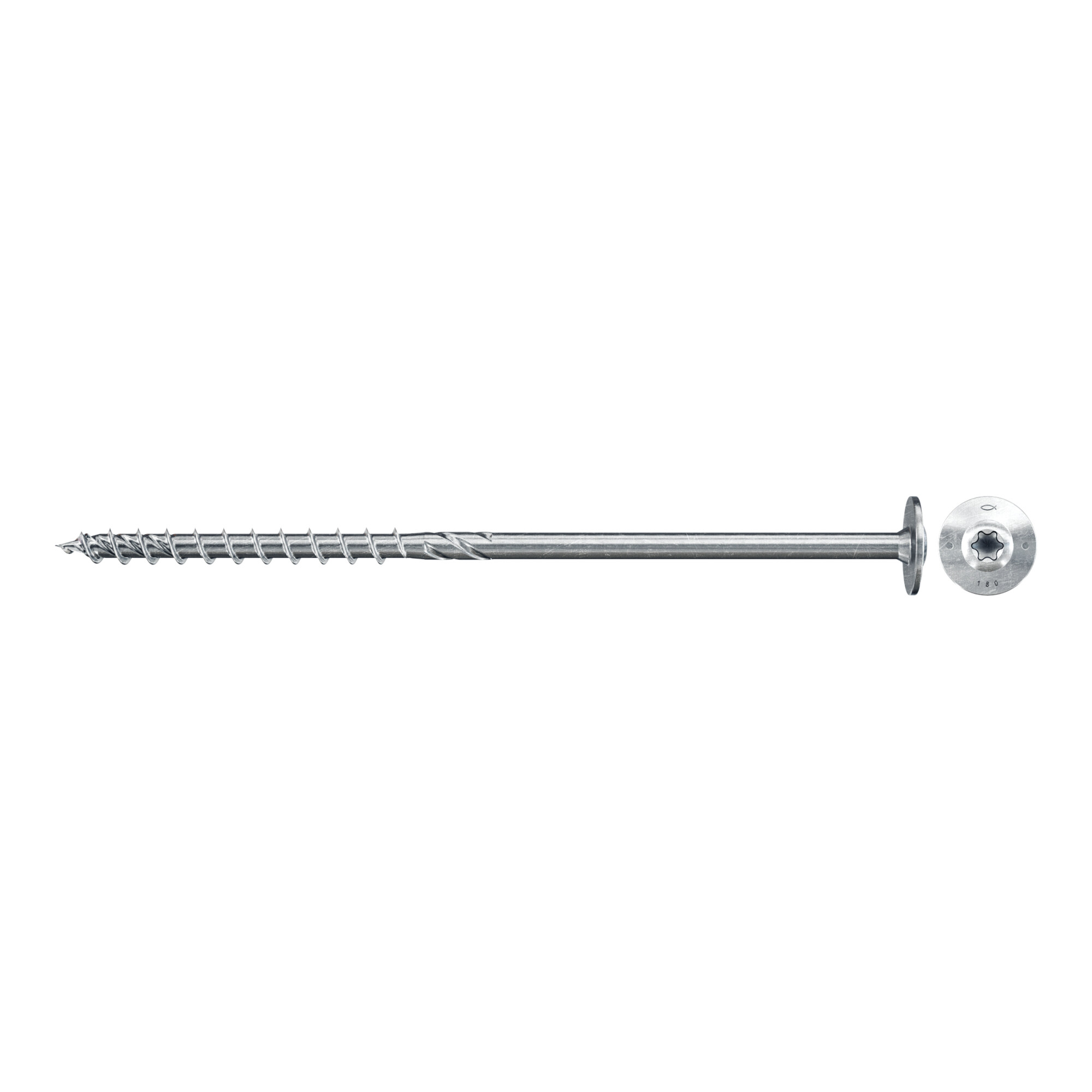 fischer Holzschraube PowerFast II 8,0x380 TK TX TG blvz 50