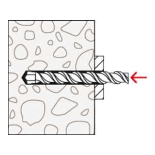 fischer Hülsenanker FSA S m. Schraube