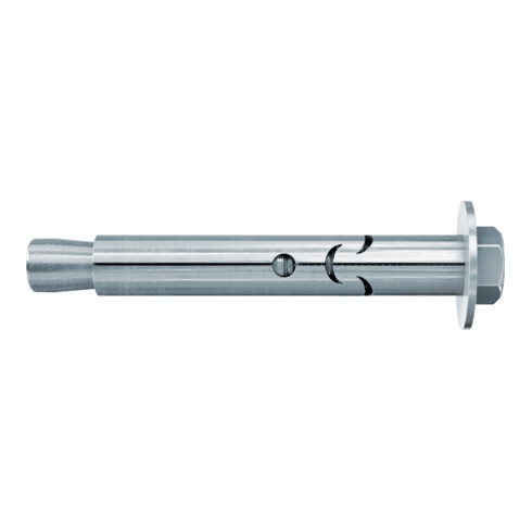 fischer Hulsanker FSA 8/40 S met zeskantbout elektrolytisch verzinkt