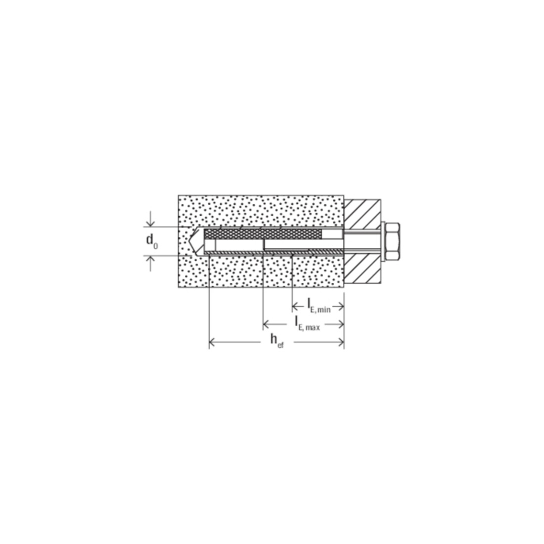 fischer Innengewindeanker FIS E 15x85 M10 R