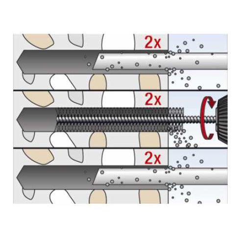 fischer Innengewindeanker RG 28X200 M20 I