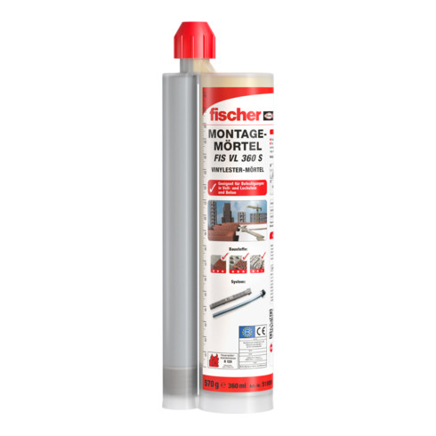 fischer Installation du mortier 360 S