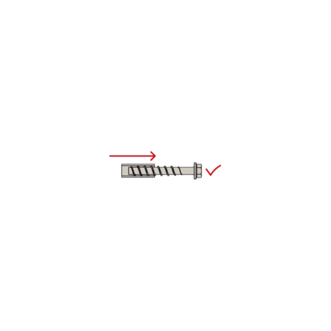 fischer Douille de contrôle FUP