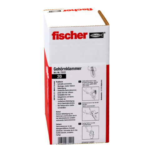 fischer Jeu de colliers de serrage UX / STST / FGRS 31-37