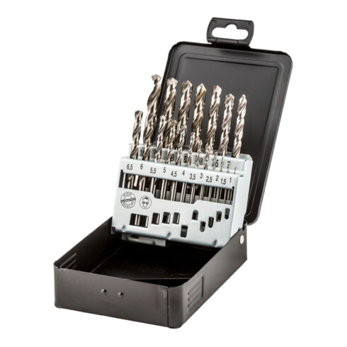 fischer Jeu de forets métal HSS-G 1-10 mm M 19 pièces