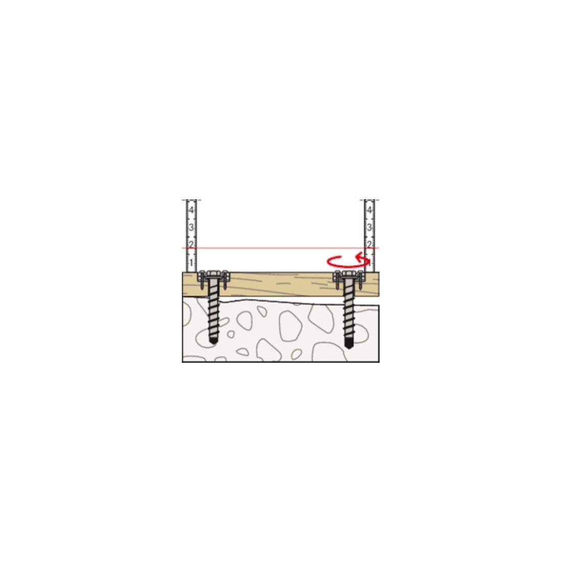 fischer Justierscheibe FSW 10