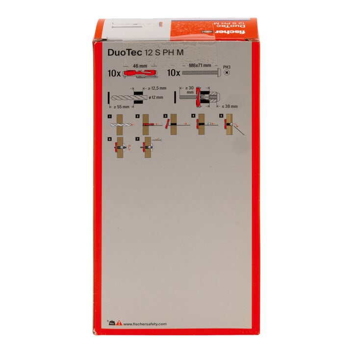 fischer Kippdübel DuoTec 12 S PH M LD