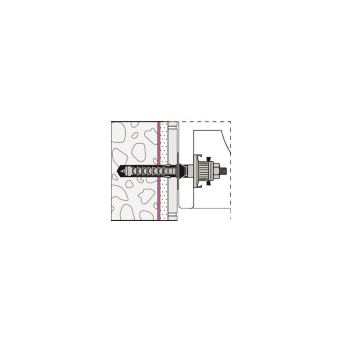 fischer Kit de fixation pour lavabo suspendu WST Klik 120