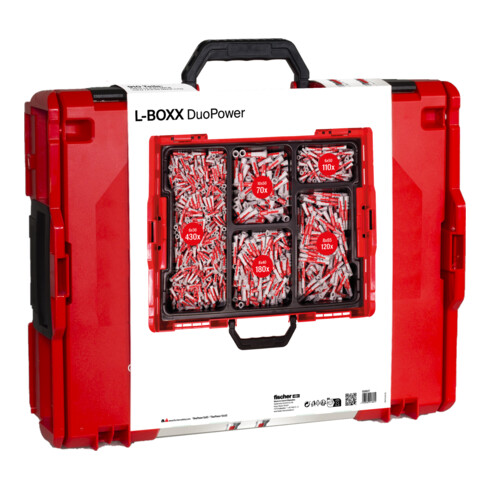 fischer L-Boxx 102 DuoPower (910 pièces)