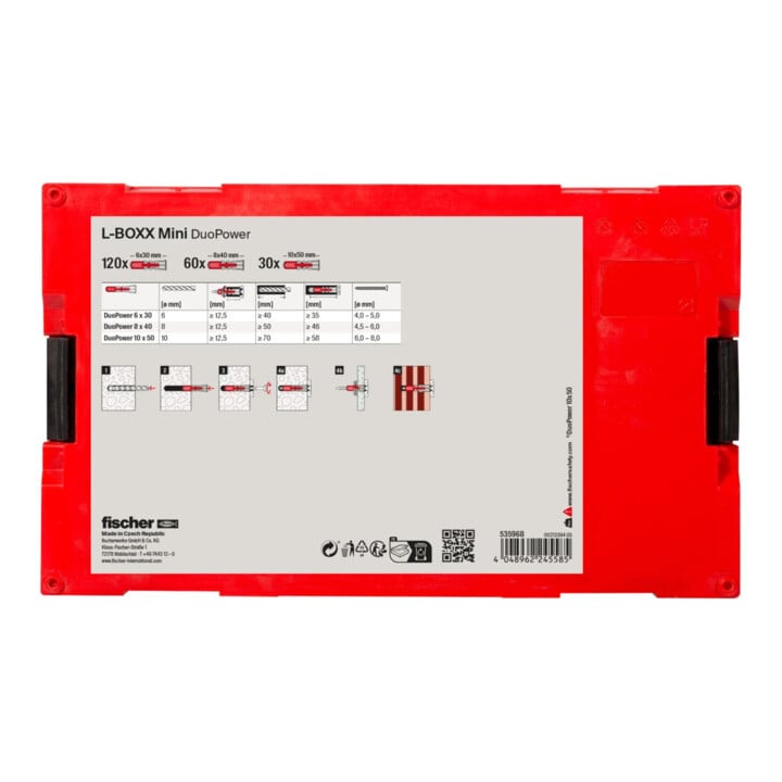 fischer L-Boxx mini DuoPower (210 Teile)